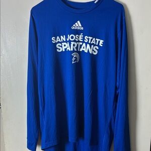 adidas Blue Long Sleeve Tee​